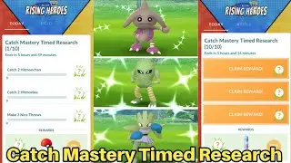 New Catch Mastery Event Pokemon Go | Shiny Boosted Hitmon family