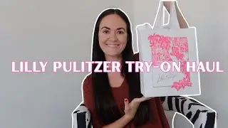 Lilly Pulitzer Try-On Haul - Shell Theme