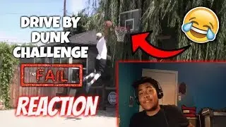 DRIVE BY DUNK Challenge FAILS! (I'M BACK)