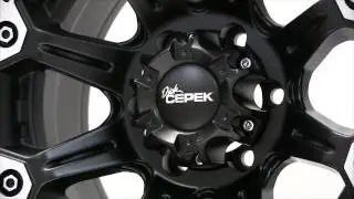 Mickey Thompson Dick Cepek Torque Matte Black Wheels Rims 16x8