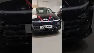 Hyundai Verna S variant 2025 black price starting Ex-1237400 #hyundai #hyundaiverna