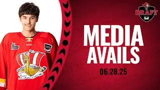 Blake Vanek and Lucas Beckman NHL Draft Media - June 28