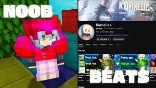 noob bedwars player beats Kornelic