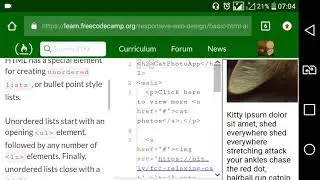 Basic HTML and HMTL5 [part15]: Create a Bulleted Unordered List