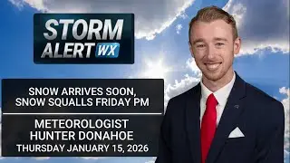 Snowfall looming, snow squalls Friday PM