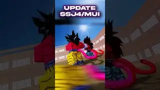 UPDATE : GOGETA SSJ4 AND MUI GOKU in Anime Unlimited #fyp #shorts #roblox