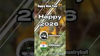 Happy New Year 2026🎊 #map #asia #shorts #fypシ Collab with:- @India_countryballq