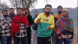 Unemployed youths staged a protest as MGNREGA works Pyt Kanthi-B Arnas,are not being implemented