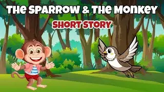 The Sparrow And The Monkey | Short Story | Kids Rise Stories