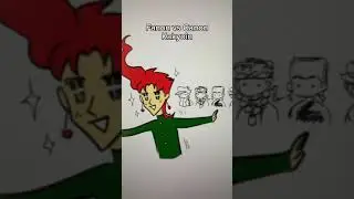 Fanon VS Canon Kakyoin #jojosbizzareadventure #jjbafanart #kakyoin
