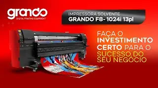 Impressora Industrial Grando F8 - Konica 1024i 13 pl