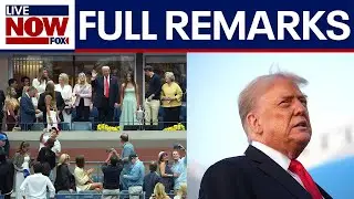 FULL: Trump 'loved' attending the U.S. Open, says European leaders will visit White House this week