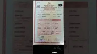 manjunath Walikar  second Pu Marks card  comment madnii siddu Kambar  comment madi