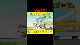 🚌🚍THE BUS DRIVER🚍🚌 || Stick/man/mation || #shorts #stickman