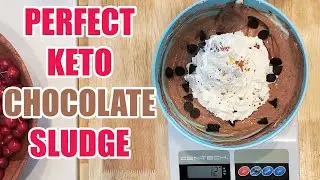 Perfect KETO Double Chocolate Protein Sludge Recipe #ketoeats