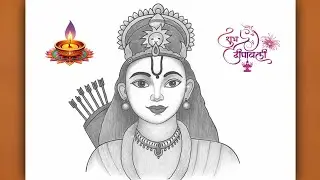 Ram ji ki drawing | Easy Lord Ram drawing | Diwali special drawing Easy | Ram Navami Special
