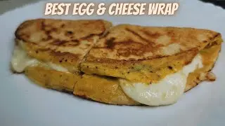 Best Egg & Cheese Wrap with Khubz Bread | Khubooz Sandwich recipe | Easy Breakfast Idea