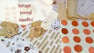 &ldquo;Vintage Journal Supplies ✨ | Old Aesthetic DIY | Journaling Love 🤎&rdquo;#vintagejournal#journalsupplies