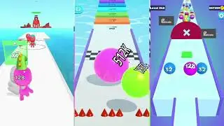 Number Ball 3DMergeGames, Man Runner 2048, Ball Run Infinity | Satisfying Ball Games Hub LIVE 🔴 24/7
