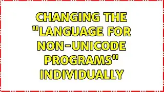 Changing the 