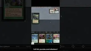 Glimpse Combo Turn One Kill vs. Amulet Titan! | Magic the Gathering #MTGO #mtg #shorts #mtgmodern