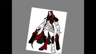 Recolouring the reaper (overwatch character)