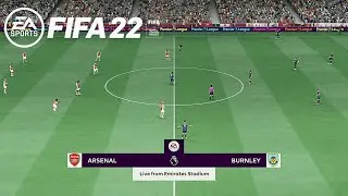 FIFA 22 Arsenal vs Burnley English Premier League Full Match HD - Gameplay PC GTX 1050