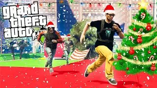 DESAFIO CORRIDA COM ARMADILHAS DE NATAL NO GTA 5!! (Imposs&iacute;vel!)