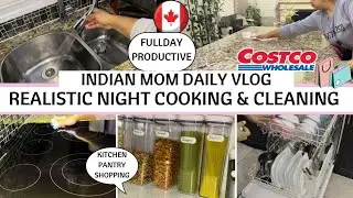 Realistic Indian Mom Dinner & Night Kitchen Cleaning Routine Organization Ideas @soniastyleofliving