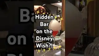 this bar is truly a hidden gem on the disney wish #disneycruise #disneywish