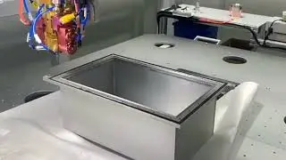 Enclosure cabinet sealing machine #factorysealed #factory #machine