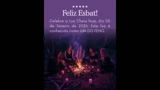 Feliz ☺️ Esbat, Brux@s!!!