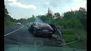 Video! Accident frontal pe DN10, zona loc Teliu