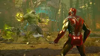 Iron Man Uses Hulk Buster to Destroy Maestro - Marvel's Avengers