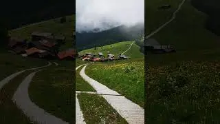 بهاز زیبای آلپ سوئیس #Graub&uuml;nden Thusis #alps #mountains #swiss #travel
