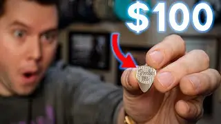 Я купил медиатор для гитары из стерлингового серебра за 100 долларов. КАК ОН ЗВУЧИТ?