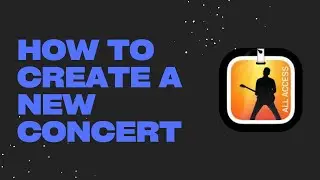How to create a new concert in Mainstage