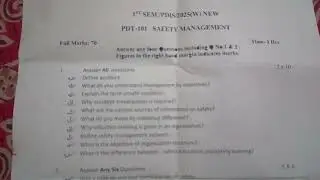 #video #Pdiscourse PDT-101 #SAFETYMANAGEMENT #Postdiploma in industrial safety 