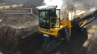 Menart STM-32 High-Performance Side Discharge Turner for Efficient Compost Turning and Aeration