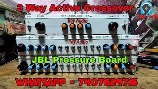 New Crossover Ready To Sell & 3 Way Active Crossover Preser Board Circuit JBL Dek Presure Board