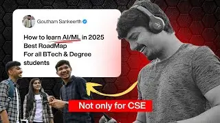 Best Roadmap to become AI/ML Engineer in 2025 🤯🔥 | For All BTech & Degree Students | In Telugu
