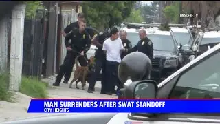 Man Surrenders After Swat Standoff in City Heights