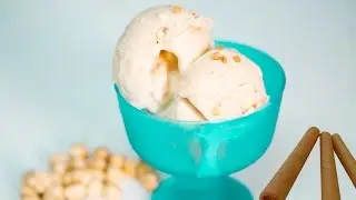 Cómo hacer auténtico Helado casero de avellana. RECETA MUY FÁCIL.
