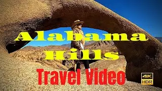 Alabama Hills 4k drone travel video