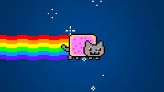 Nyan Cat at 12K - Nyan Cat Remake 2020 - Reproduction Jingle en 12K