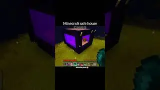 safe house in Minecraft #minecraft #trending #shorts #gameplay #video