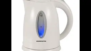 Review:  Ovente KP72W Cordless Electric Kettle, 1.7-Liter, White