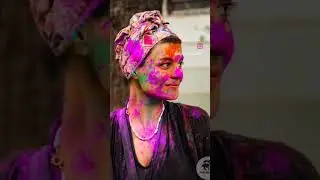 Festival of colors in Tbilisi, Georgia (holi day)💜🩵💙💚💛❤️&zwj;🔥❤️🩷 #foryou #photography #holi #india
