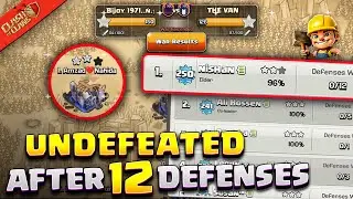 My TH18 Base was Undefeated Even After 12 Defenses 😱 Best TH18 War/CWL Base Link