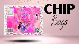 COMO HACER CHIP BAGS DE ENCANTO Silhouette Studio #cameo4pro #bolsas #decoraciones
